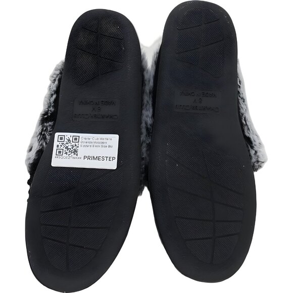 Charter Club Dorenda Moccasin Slippers Black Cozy Lined Women's US 8M - Picture 6 of 6